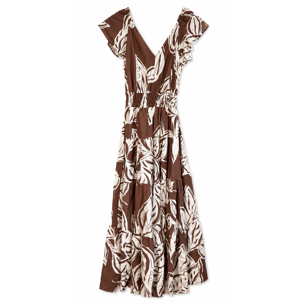 Rachel Zoe Dress Tropical Print Maxi Dress – XS – NWOT